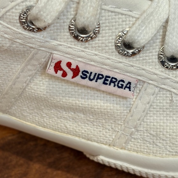 Superga Cream Canvas Sneakers - Picture 4 of 8